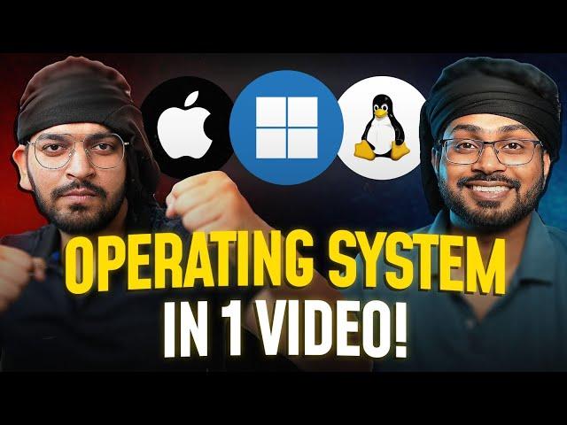 Complete Operating Systems in 1 Shot (With Notes) || For Placement Interviews