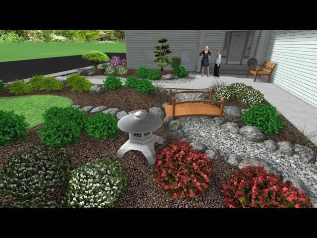 Japanese Garden Design - Scappoose, OR - Front Entrance Area