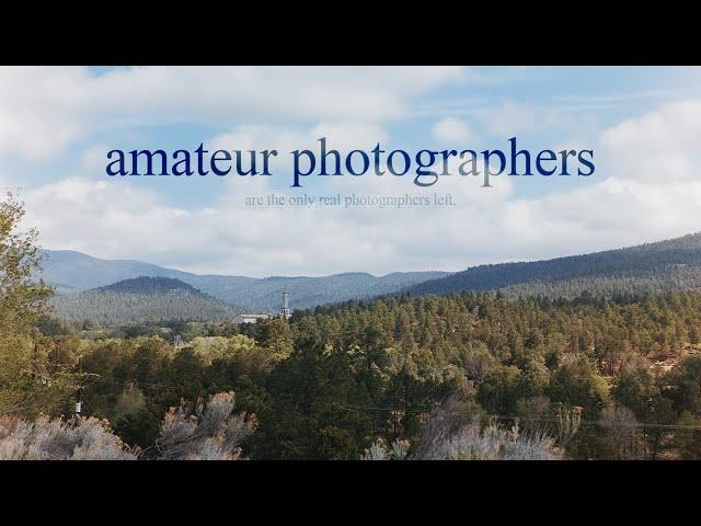 Why people have a “problem” with amateur photographers.