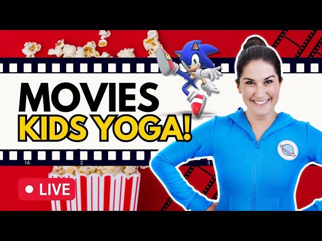 Kids Yoga Based on Movies & More! - LIVE! 