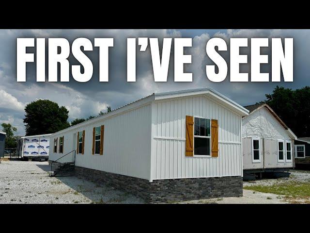 WOW, I don't RUN across single wide mobile homes like this OFTEN! Prefab House Tour