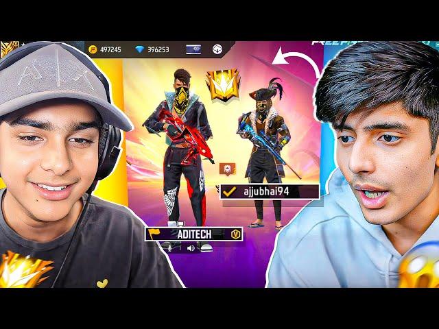 Ajjubhai & Aditech Pranked With Funny Youtuber Gone Wrong  - Garena Free Fire Max