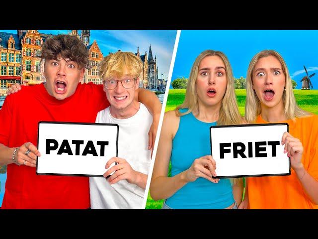 NEDERLAND VS BELGIË WOORDEN CHALLENGE!