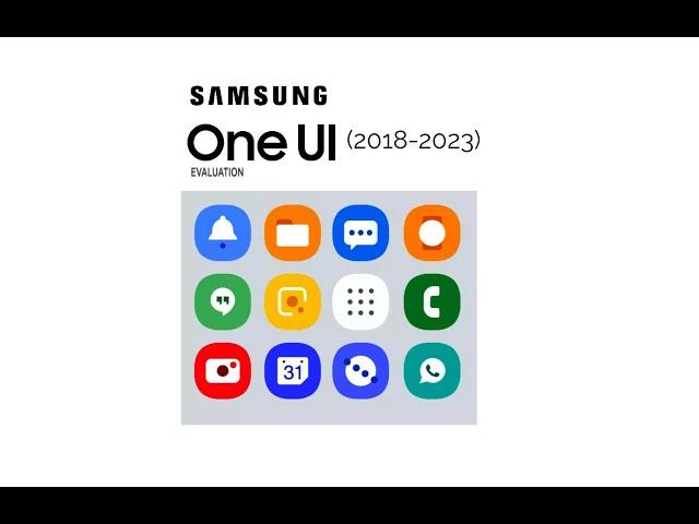 One UI Introductions evolution 2018-2023 (4K)