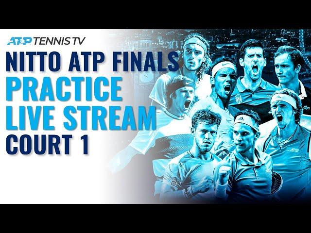 2020 Nitto ATP Finals: Live Stream Practice Court 1 (Friday)