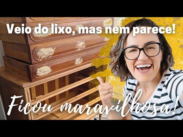 Cômoda linda para a minha cozinha/ Do lixo ao luxo/ cômoda verde/DIY farmhouse/ do lixo ao luxo