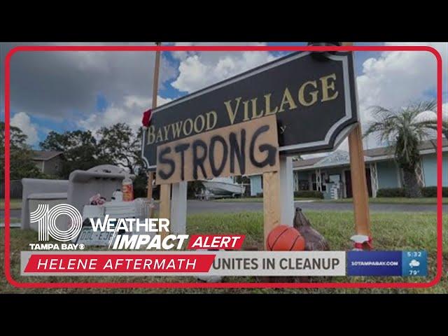 'We're family now': In Palm Harbor community ravaged by Helene, neighbors support each other