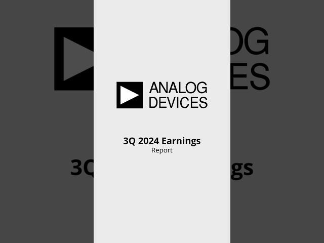 Analog Devices Q3 FY2024 Earnings: Revenue Beats Expectations Amid Market Challenges