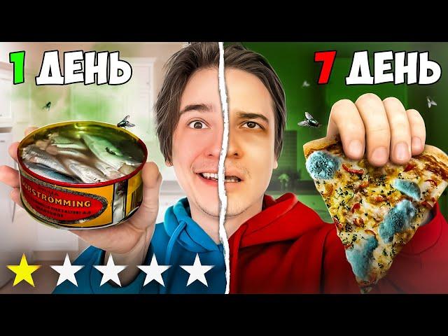 7 ДНЕЙ ЕМ ТОЛЬКО ПРОДУКТЫ с 1 ЗВЕЗДОЙ