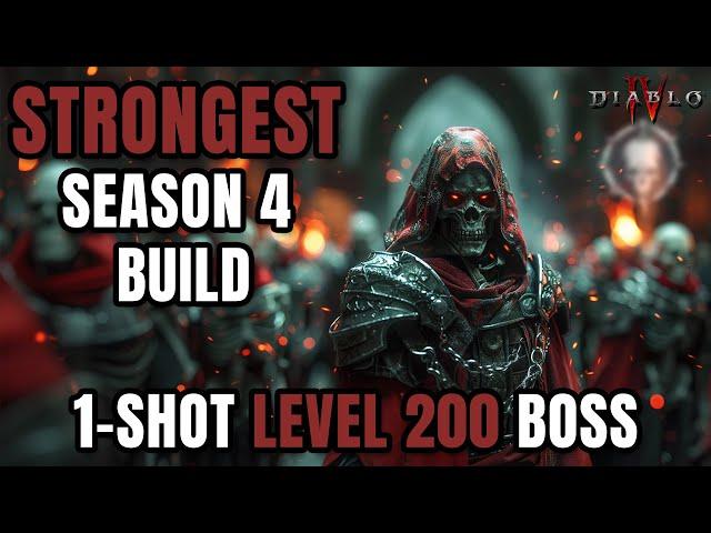 STRONGEST SEASON 4 BUILD - 1-SHOT LVL 200 DURIEL Diablo 4