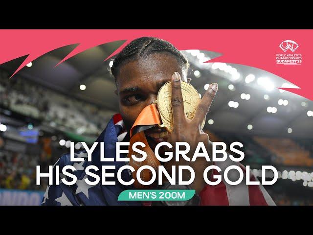 Noah Lyles completes magic sprint double  | World Athletics Championships Budapest 23