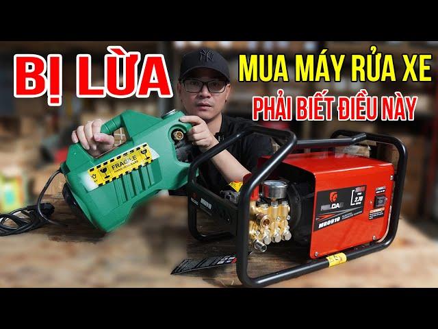 Khách Mua Máy Rửa Xe Gia Đình Đều Không Biết SỰ THẬT Này Và Bị Lừa Nhiều Quá Ngây Thơ