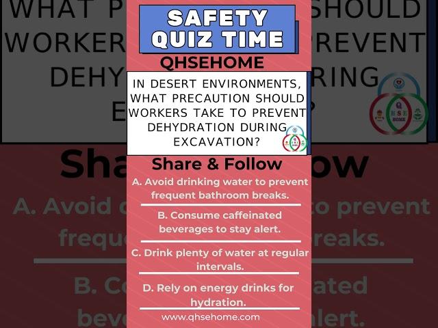 SAFETY QUIZ-50 | Comment your answer #qhsehome #safetyfirst #hse #quiz #shorts #training #quiztime