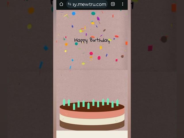 Create a Fun Virtual Birthday Card in Minutes! |S Talks|#shorts #ytshorts #fyp #youtube