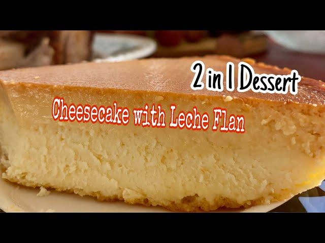 Cheese Flan | Leche Flan on a Cheesecake | Original Recipe ni Rein