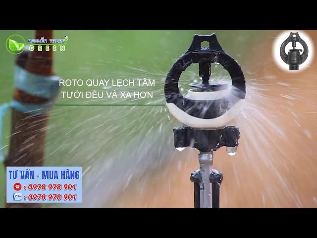 BÉC TƯỚI PHUN MƯA BÙ ÁP CHỐNG MÒN || BÉC BÙ ÁP CHO CÂY ĂN TRÁI