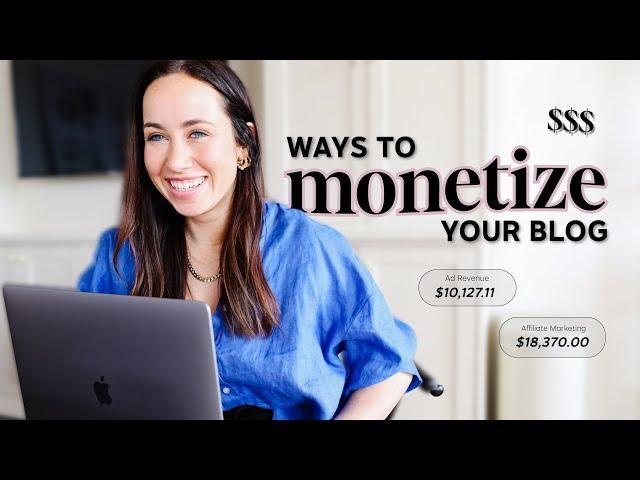 8 Ways to Monetize Your Blog & Diversify Income 