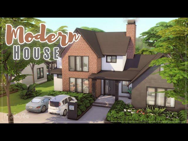 Современный дом│Строительство│Modern House│SpeedBuild│NO CC [The Sims 4]