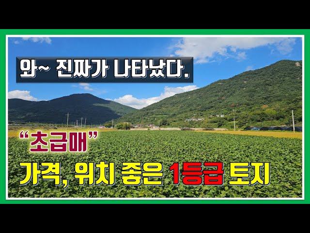 밀양 토지 매매-매물948번("초급매"  와~ 진짜가 나타났다. 가격 좋고 위치 좋은 1등급 토지)