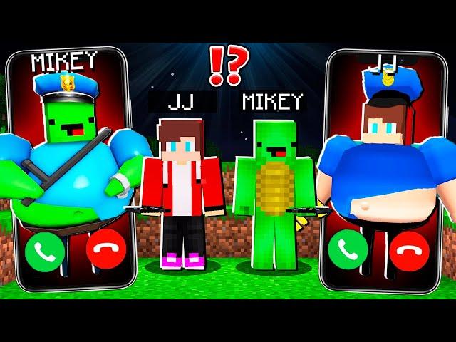 JJ Creepy BARRY and Mikey BARRY CALLING to JJ and MIKEY at 3am ! - Minecraft Maizen