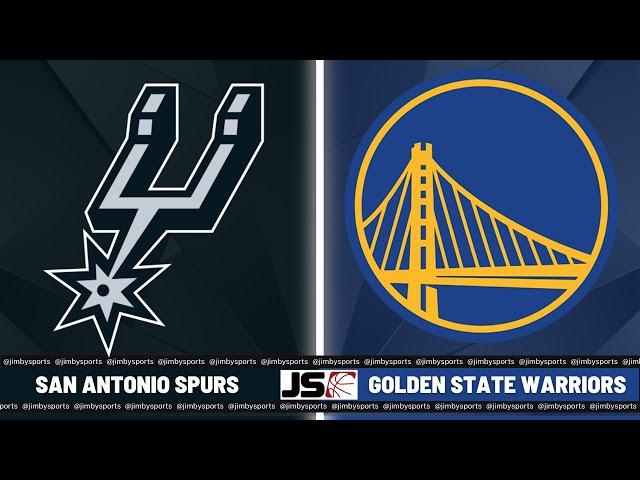 San Antonio Spurs Vs Golden State Warriors | NBA Live Play-By-Play Scoreboard 2024