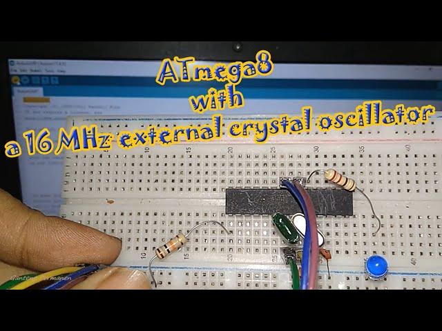 Arduino UNO as ISP: Burning Sketch to ATmega8 AVR Microcontroller Directly without Bootloader Faster