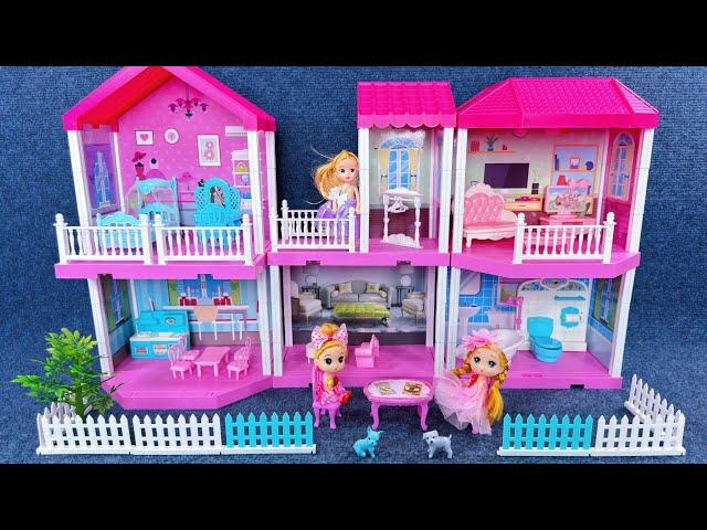 16 Minutes Satisfying with Unboxing Dream Princess House Playset，Cute Doll Toys ASMR | Review Toys