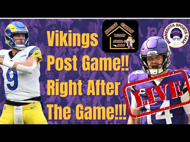 Live!!! Rams vs Vikings Post Game