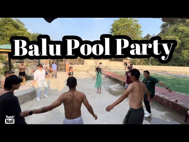 Pool party ||@choesang95vlog @tsewanglhamo93 @tenzinkunchen @tenzin choenyi||tibetanvlogger