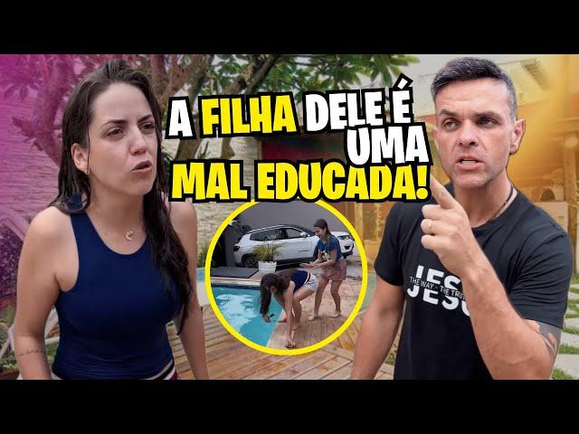 A filha do meu namorado é m4l educada e apronta todas comigo! Não suporto!