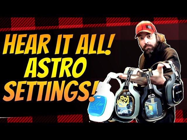 Best Astro Settings for PUBG! Hear Everything!