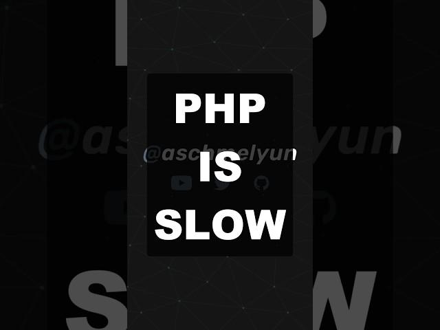 Is PHP really that slow?