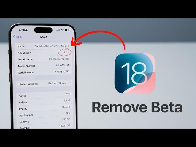 How To REMOVE the Beta and Get Ready for iOS 18!!