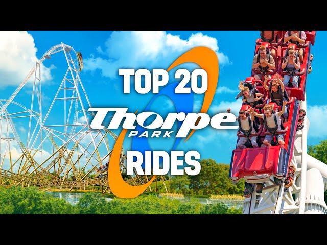 TOP 20 Rides at Thorpe Park 2024!!