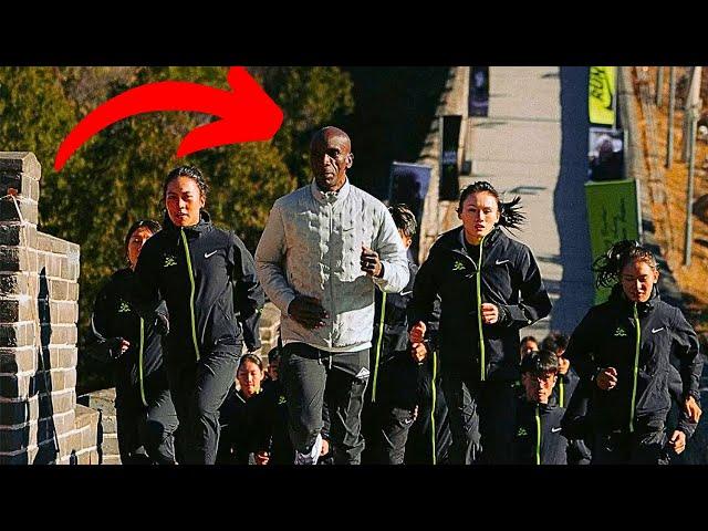 Kipchoge Runs Great Wall Of China As Warmup