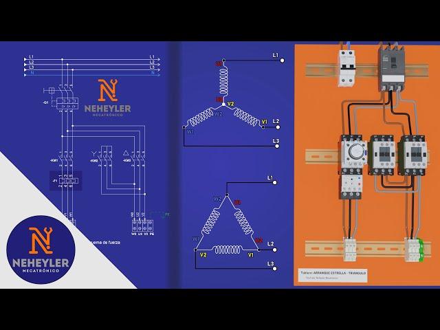 Arranque Estrella Triangulo Motor Trifasico | NEHEYLER MECATRONICO