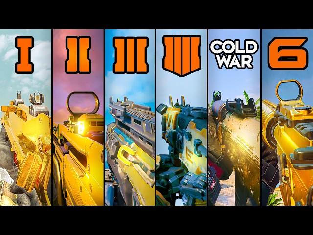 Unlocking Gold Camo in EVERY CoD Black Ops!