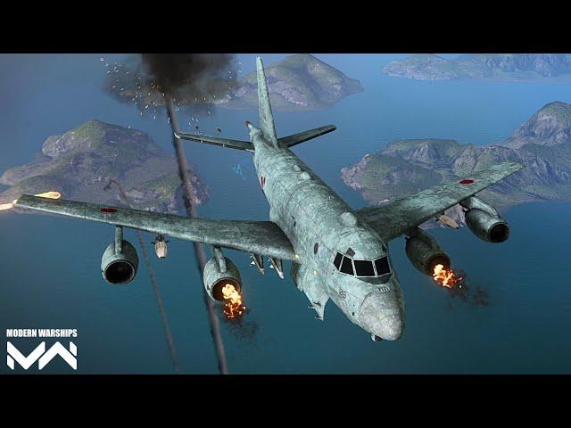 Japanese P1 Bomber - Anti submarine Bomber& High Burst Damage - Modern Warships Gameplay