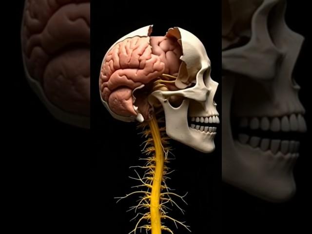 Human Skull Dissection Animation: Explore the Brain and Nerves in 3D