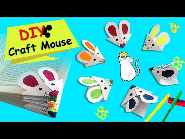 How to Make Easy MOUSE Corner Bookmark | DIY Paper Crafts [4K]