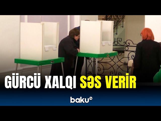 Gürcüstanda parlament seçkiləri keçirilir | Xalq öz seçimini edir