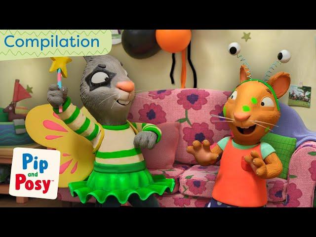 A Scary Fairy and an Alien On The Loose! @pipandposy | Compilation
