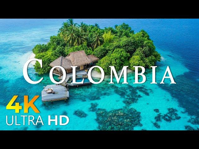 12 HOURS DRONE FILM: " COLOMBIA in 4K " + Relaxation Film 4K ( Beautiful places in the world 4k )