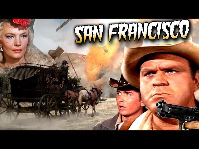 San Francisco I Western Action Full Movie I Michael Landon, Lorne Greene, Cine classic show 2024