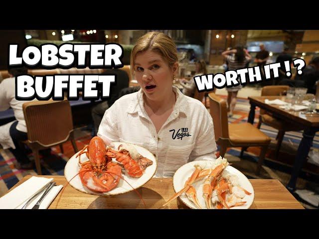 I Tried Palms $65 All You Can Eat Lobster & Crab Buffet in Las Vegas!