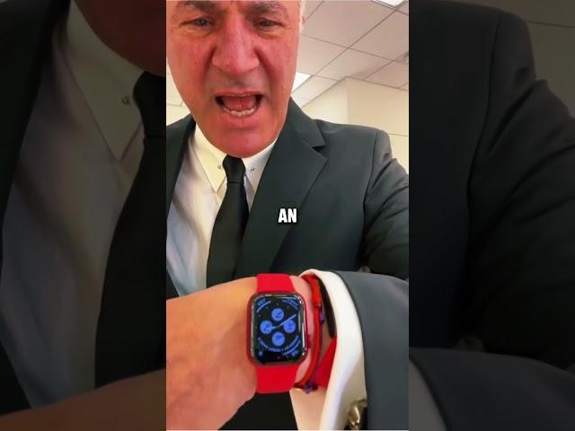 Kevin O'Leary double fisting an Apple Watch & Omega. #sharktank #watchlovers #omega #watchcollector