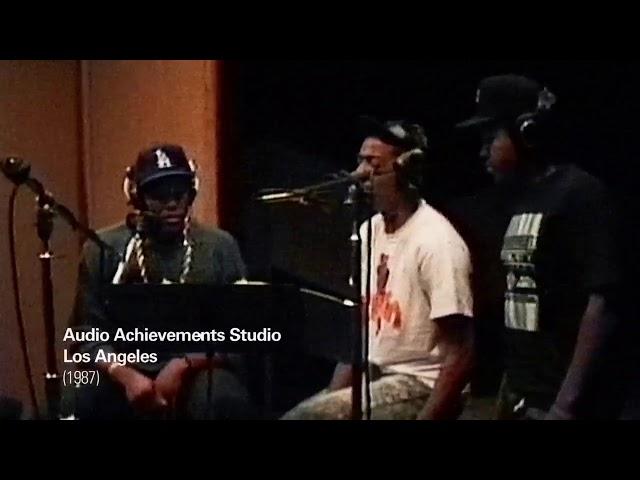 Unseen Footage N.W.A Recording "Fuck Tha Police" in the studio 1987