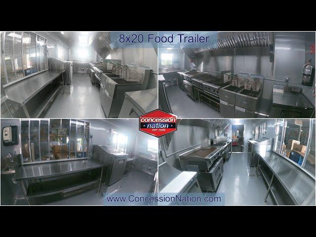 8x20 Concession Trailers For Sale | Concession Nation