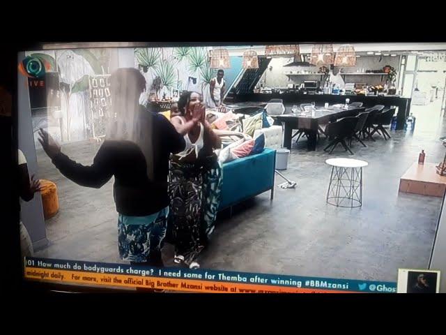 BB Mzansi 2022. Thato and Terry fight over condom left by Gash 1