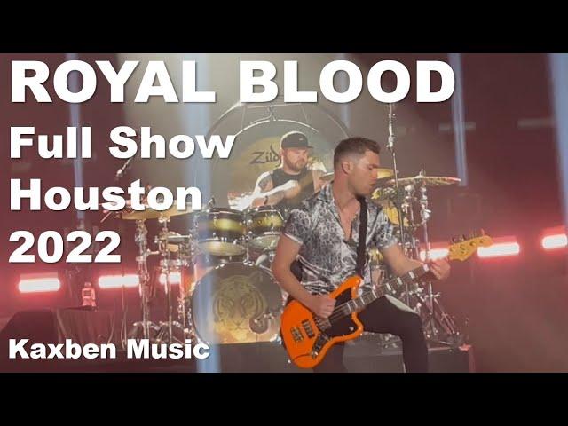 ROYAL BLOOD Live 2022 [Full Show] Houston TX HD